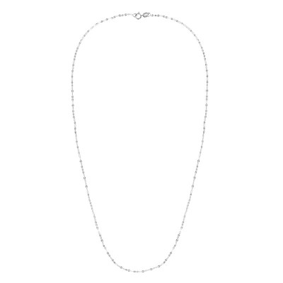 14K White 16" Vintage Mariner Necklace