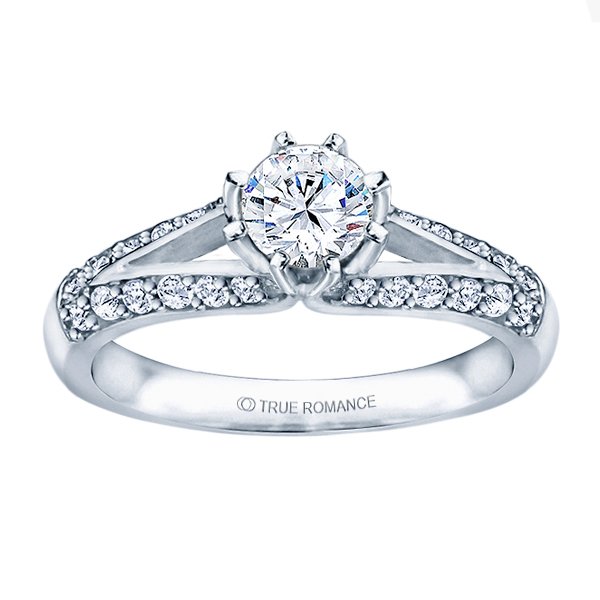 Round Cut Double Halo Diamond Infinity Engagement Ring | Genesis Jewelry |  Muscle Shoals, AL