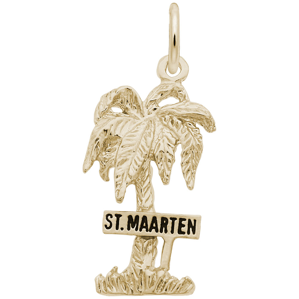 St. Maarten Palm W/Sign