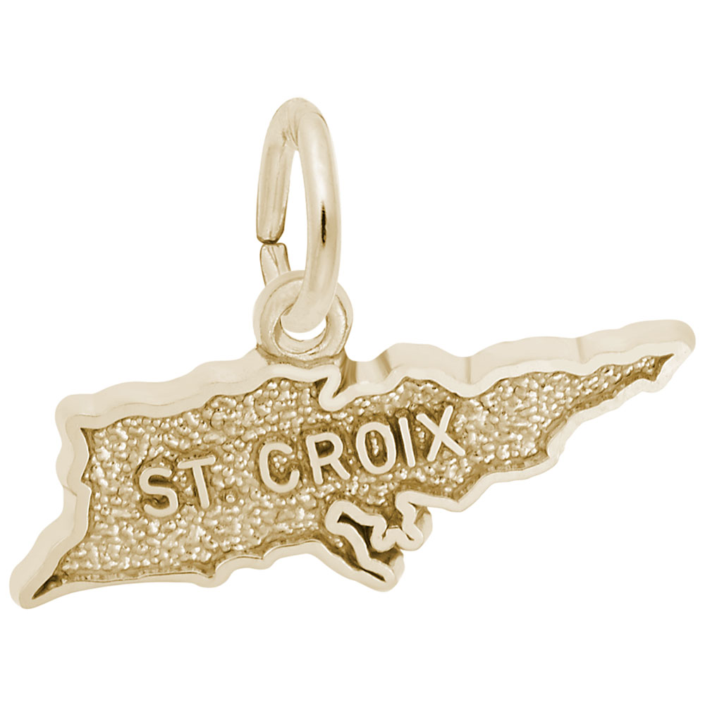 St. Croix Map W/Border
