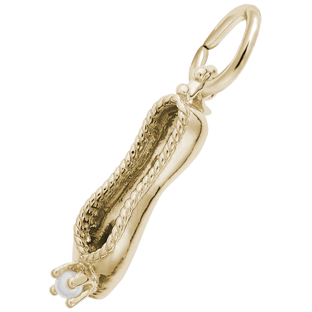 Ballet Slipper W/Pearl