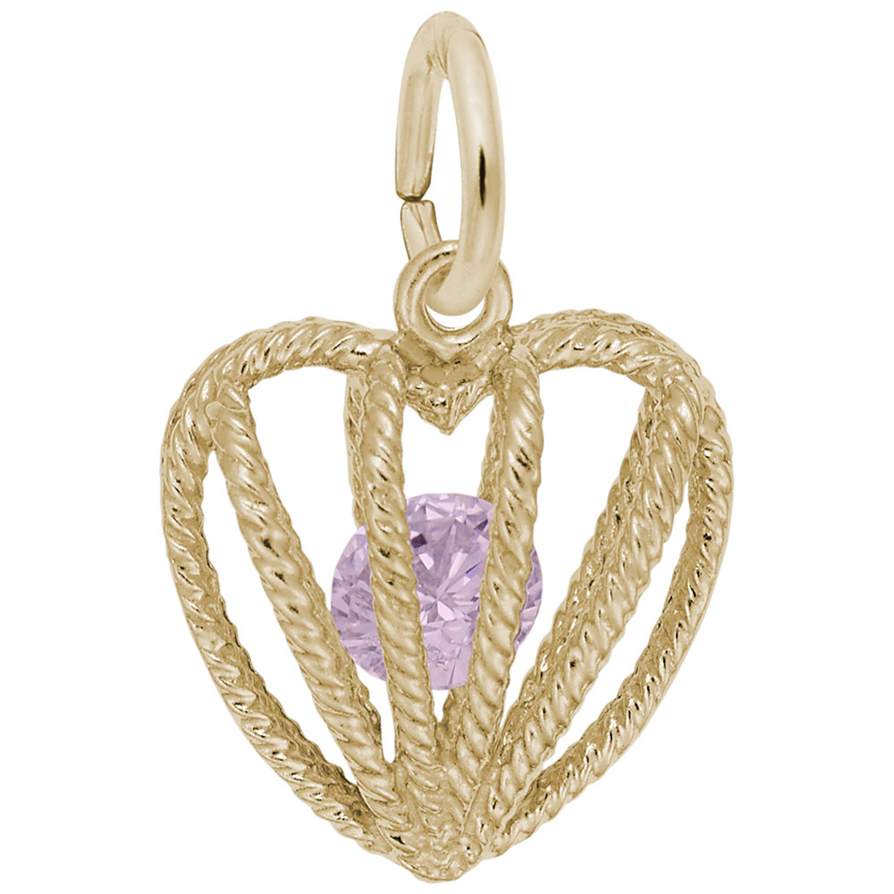 10 Heart Birthstone Oct