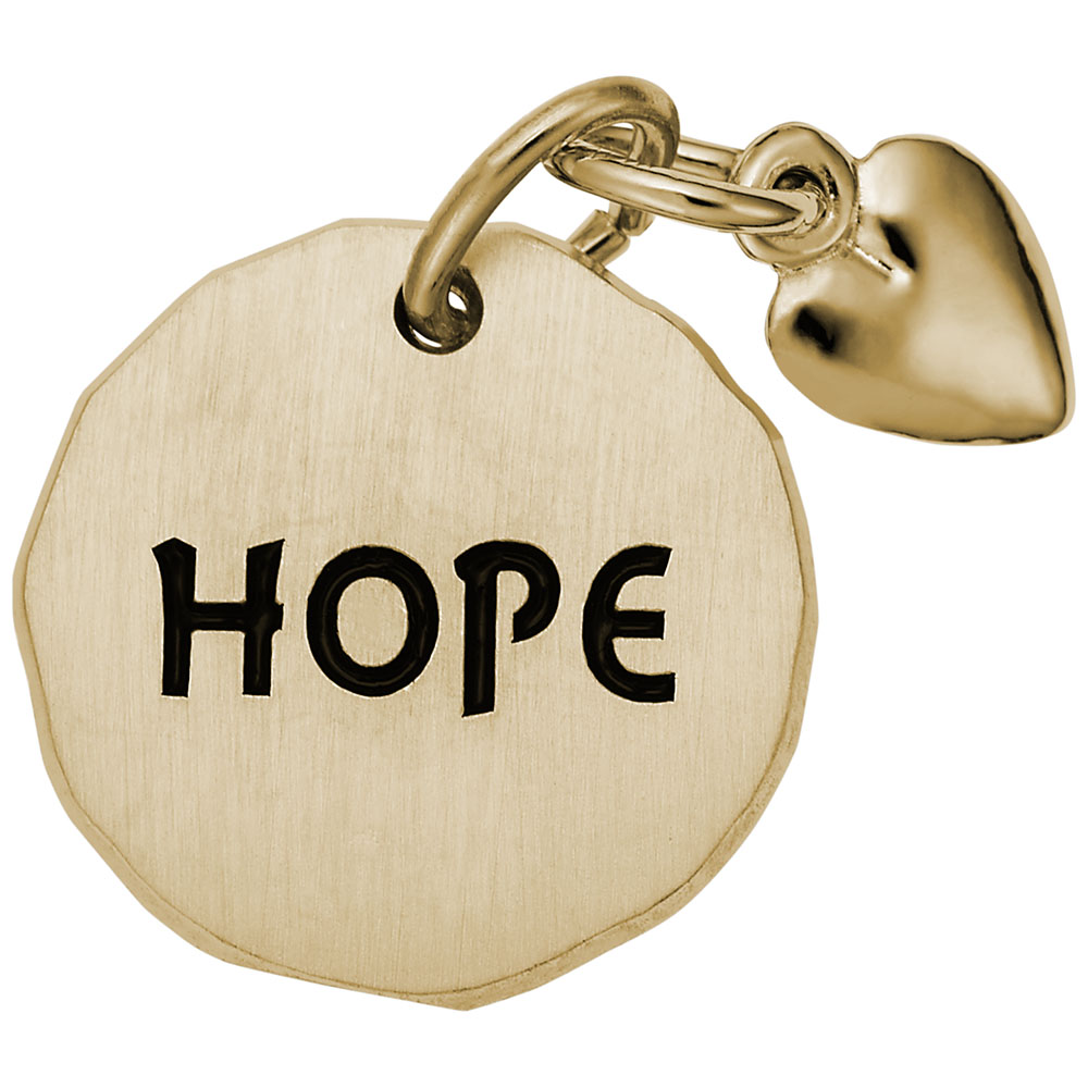 Hope Tag W/Heart