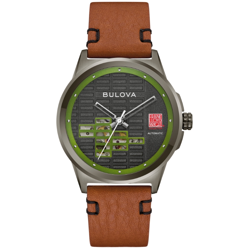 Bulova Frank Lloyd Wright Toufic H Kalil House Mens Watch