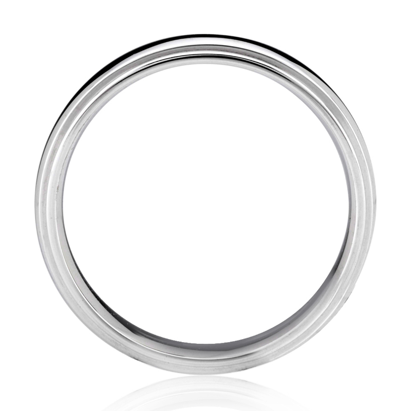Classic Concave Beveled Men's Ring-1