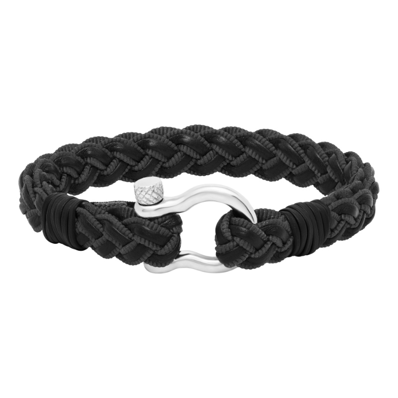 SS POL.SHACKL BLK BRAID BRC-80