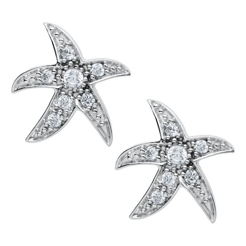 SS Starfish Earrings