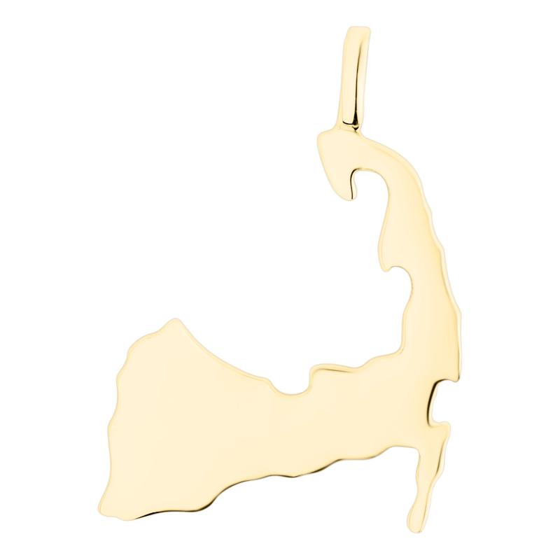 14K Yellow Gold Cape Cod Cut Out 18