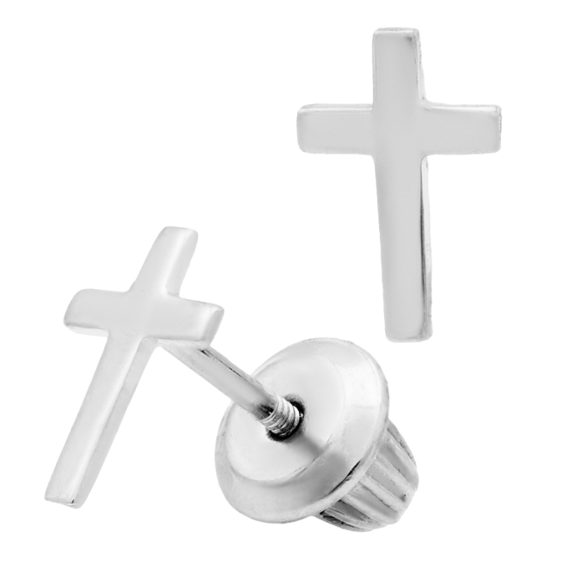 SS KK CROSS EARRINGS
