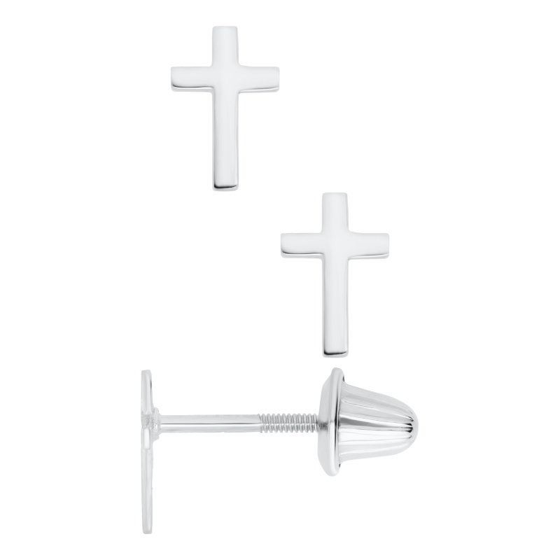 SS KK CROSS EARRINGS