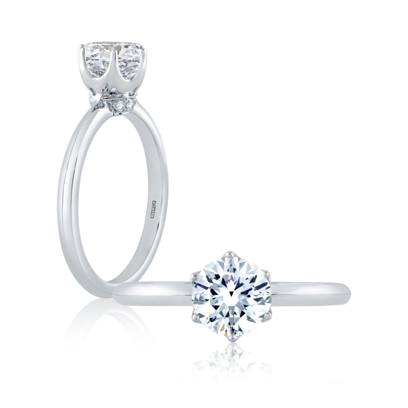 Classic 6 Prong Solitaire Engagement Ring