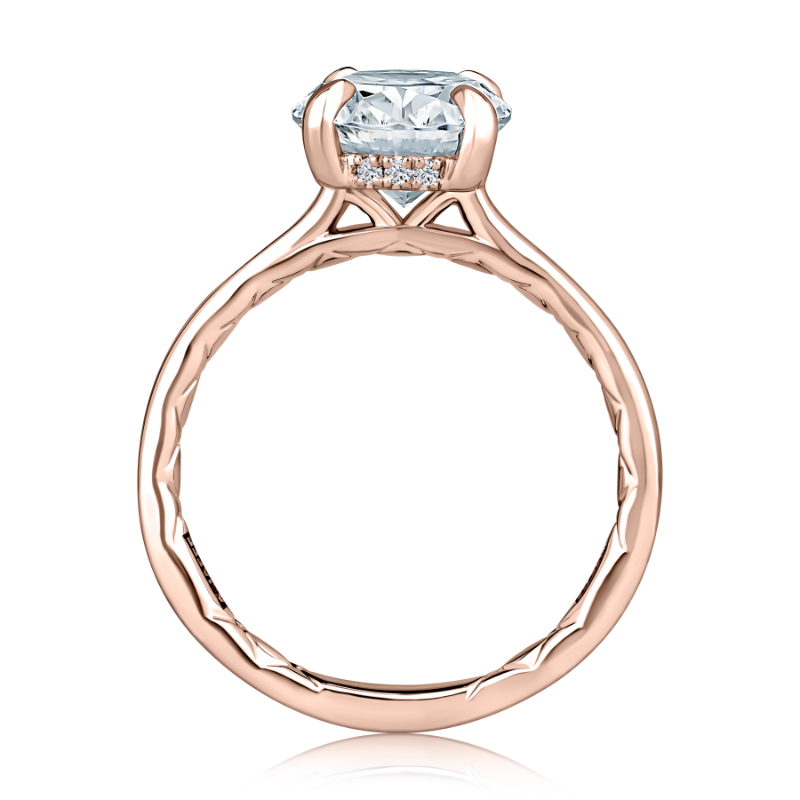 Oval Halo Solitaire Diamond Engagement Ring