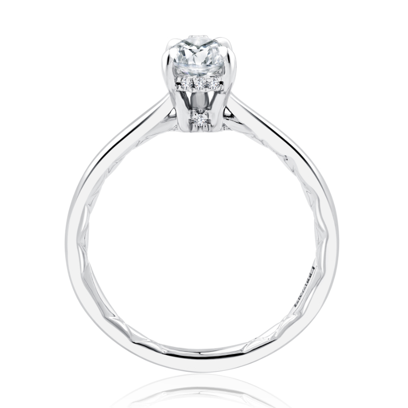 Pear Shape Solitaire Diamond Engagement Ring-1