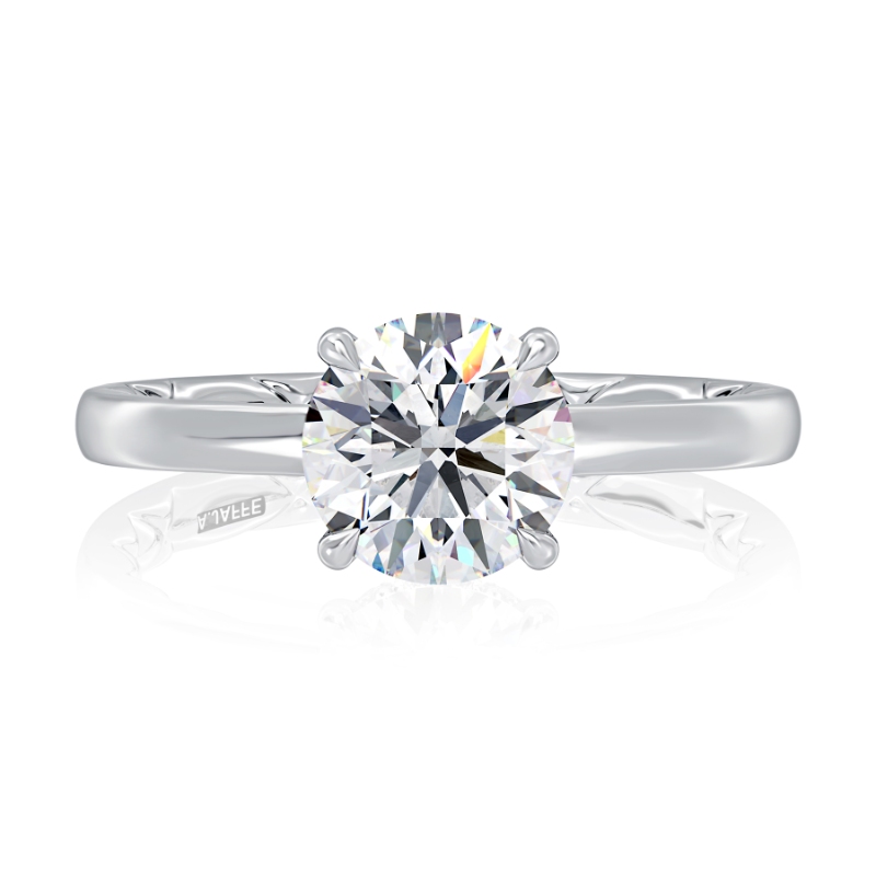 Round Solitaire Diamond Engagement Ring