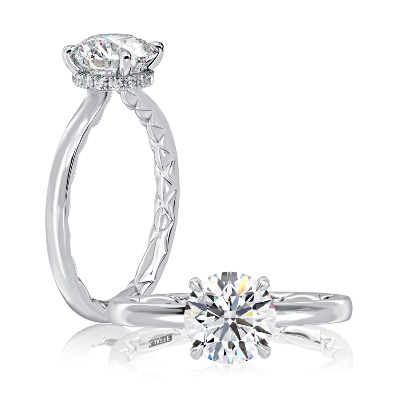 Round Solitaire Diamond Engagement Ring