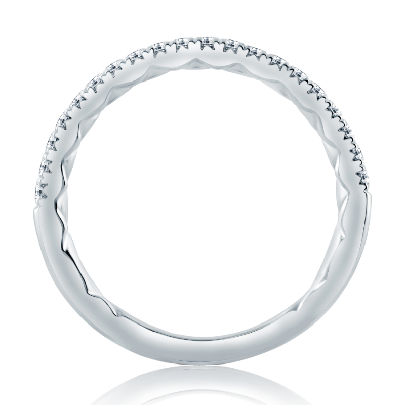 Pav&eacute; Diamond Wedding Band-1