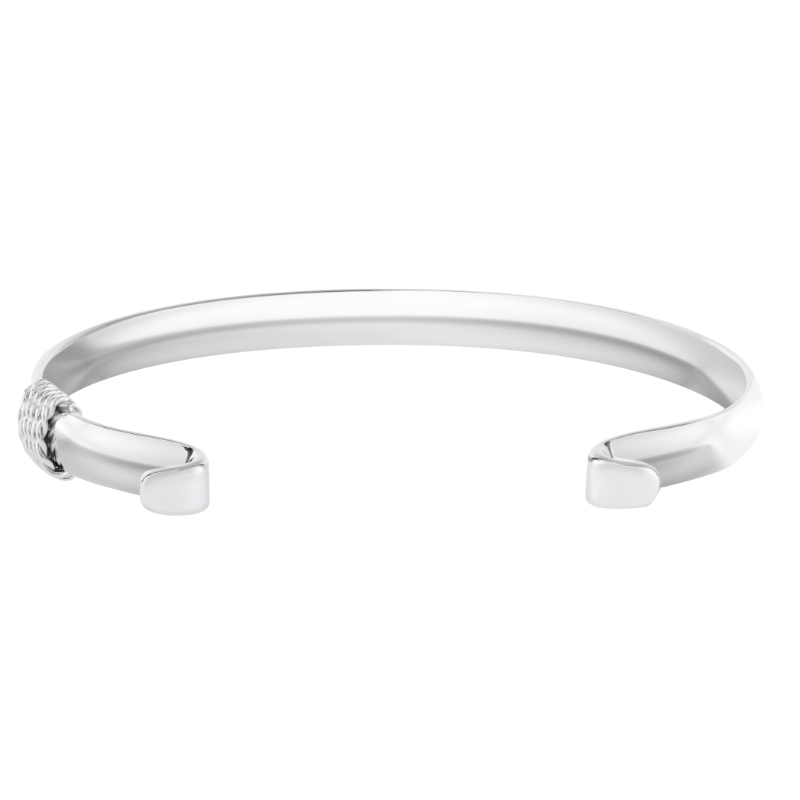 SS CONVERT BRACELET W/ ROPE 7IN