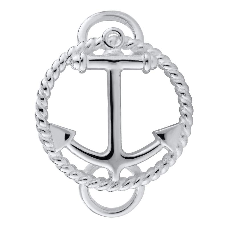 SS Anchor With Rope Clasp
