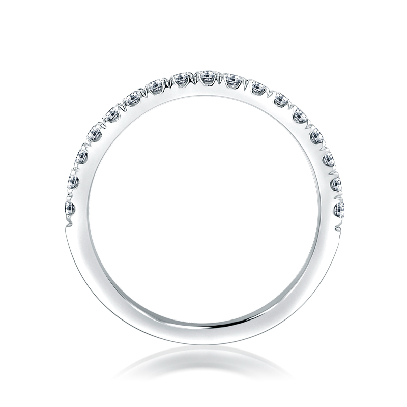 Pav&eacute; Diamond Wedding Band-1