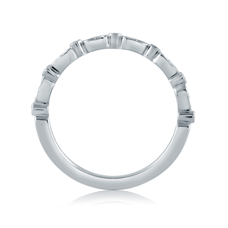 Pav&eacute; Diamond Wedding Band-1
