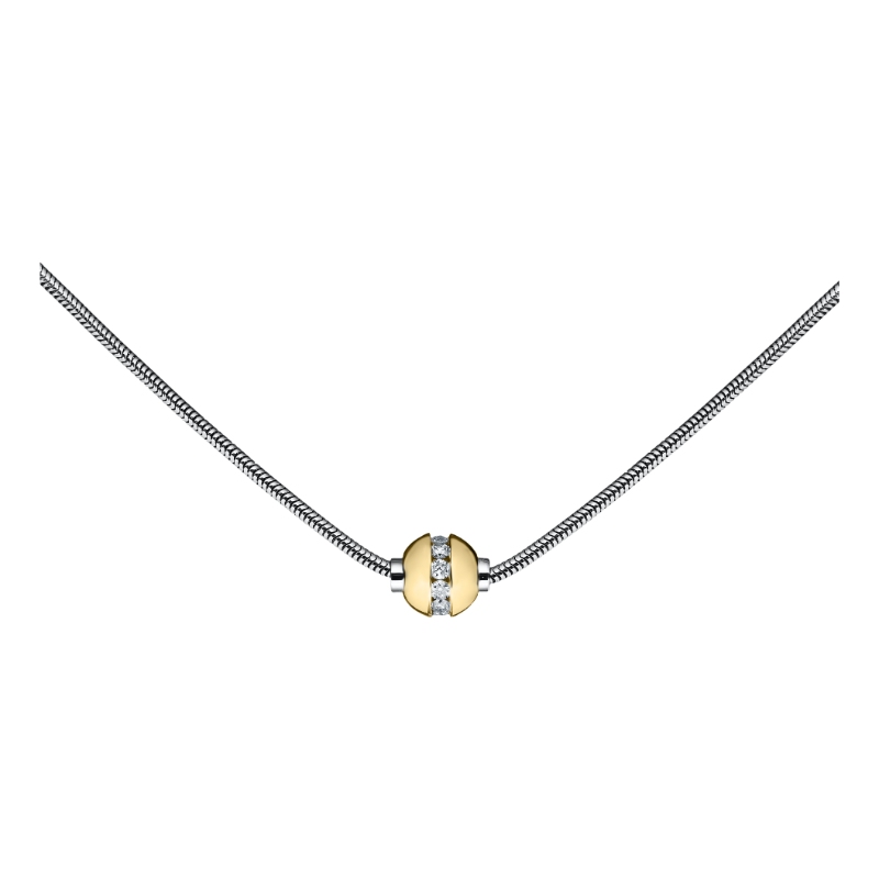14K Yellow Gold/SS Cape Cod 0.33Ctw Pendand-16