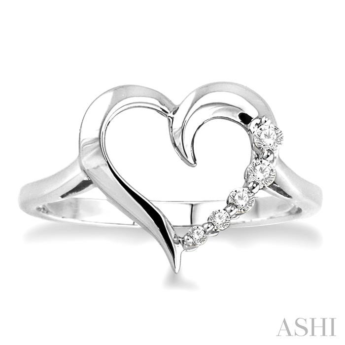 Heart Shape Journey Diamond Fashion Ring-2