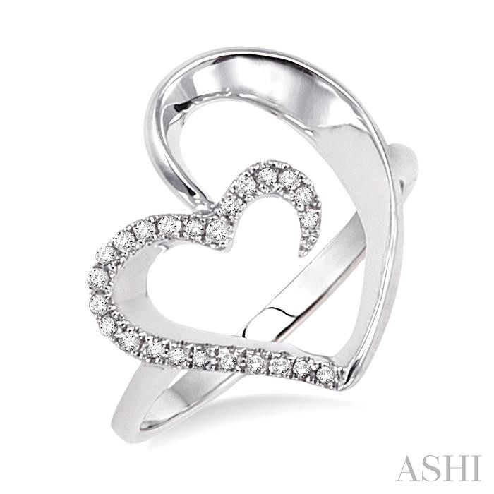 HEART SHAPE DIAMOND FASHION RING