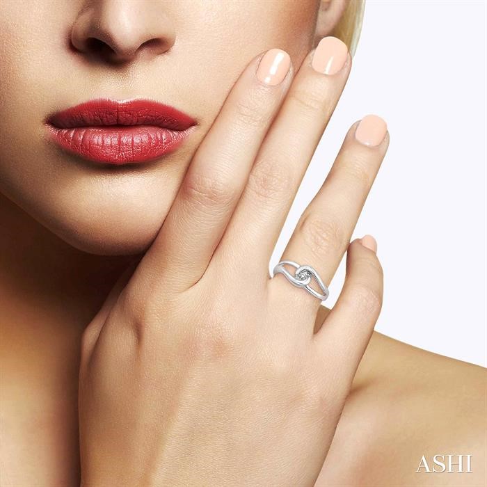Knot Diamond Fashion Ring-4