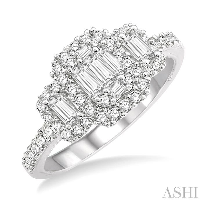 PAST PRESENT & FUTURE FUSION DIAMOND RING