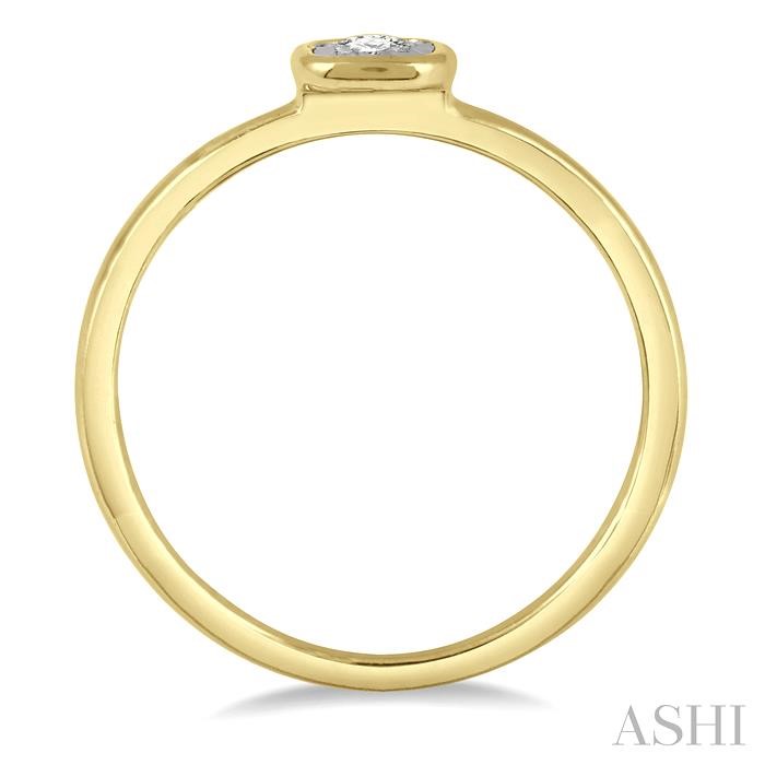 Stackable Cushion Shape Diamond Promise Ring-3