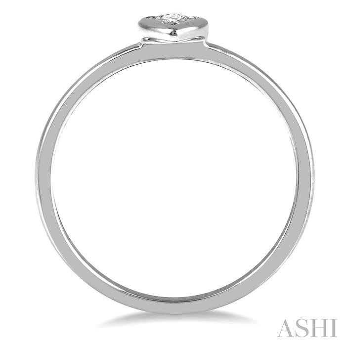 Stackable Pear Shape Diamond Promise Ring-3