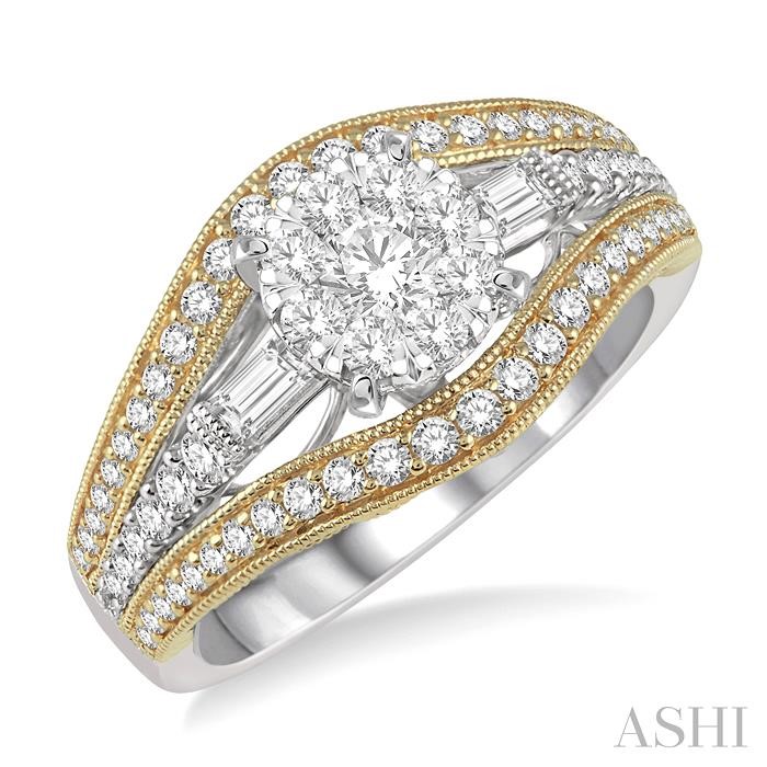 ROUND SHAPE LOVEBRIGHT DIAMOND RING