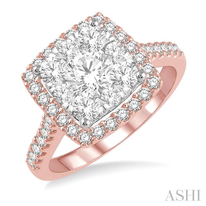 HALO LOVEBRIGHT ESSENTIAL DIAMOND ENGAGEMENT RING