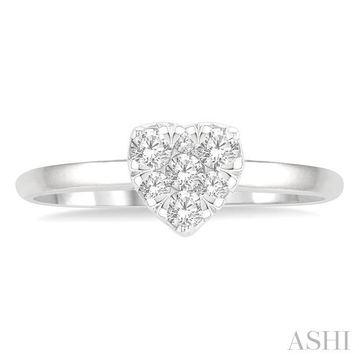 Heart Shape Lovebright Essential Diamond Engagement Ring-2