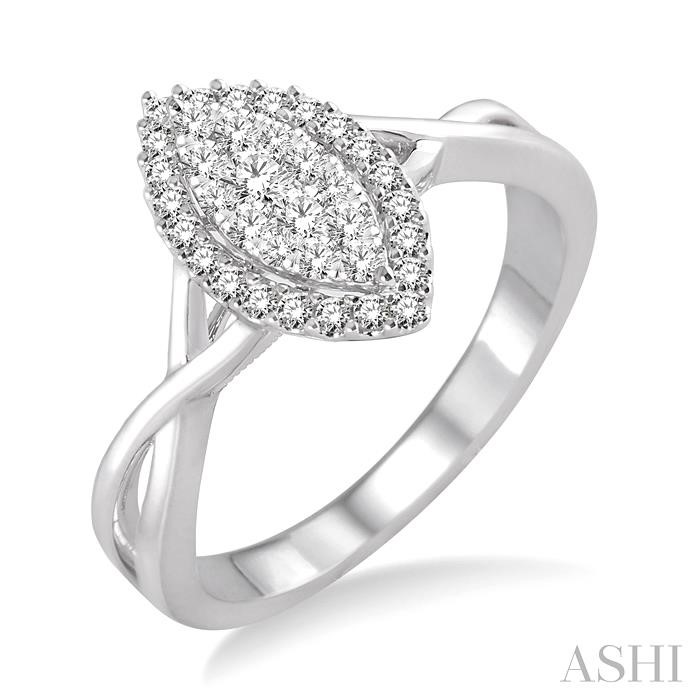 MARQUISE SHAPE LOVEBRIGHT DIAMOND RING