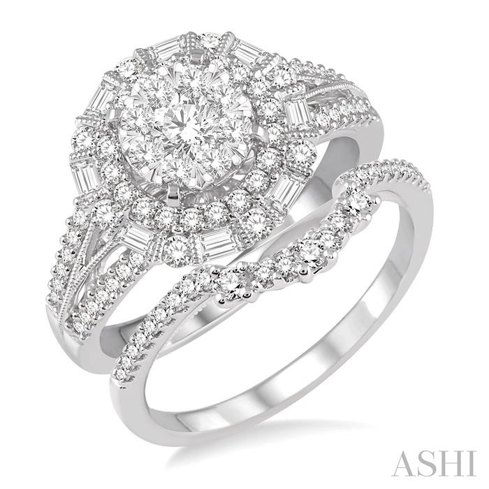 HALO LOVEBRIGHT DIAMOND WEDDING SET