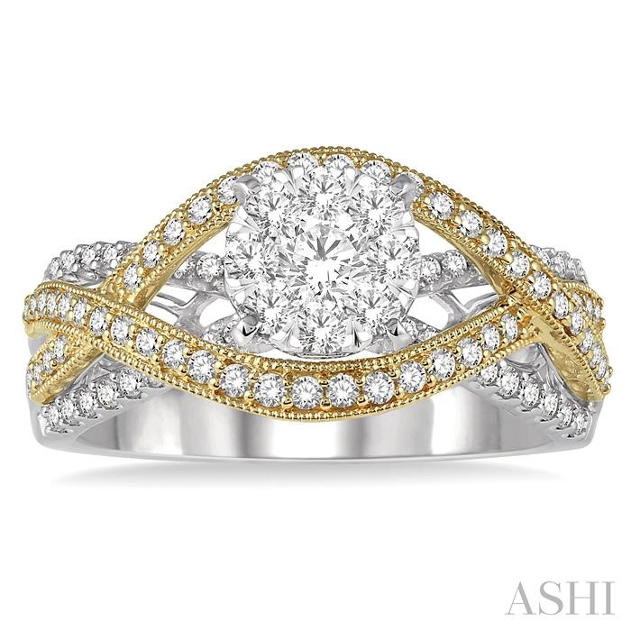 Round Shape Lovebright Diamond Ring