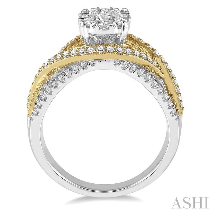 Round Shape Lovebright Diamond Ring