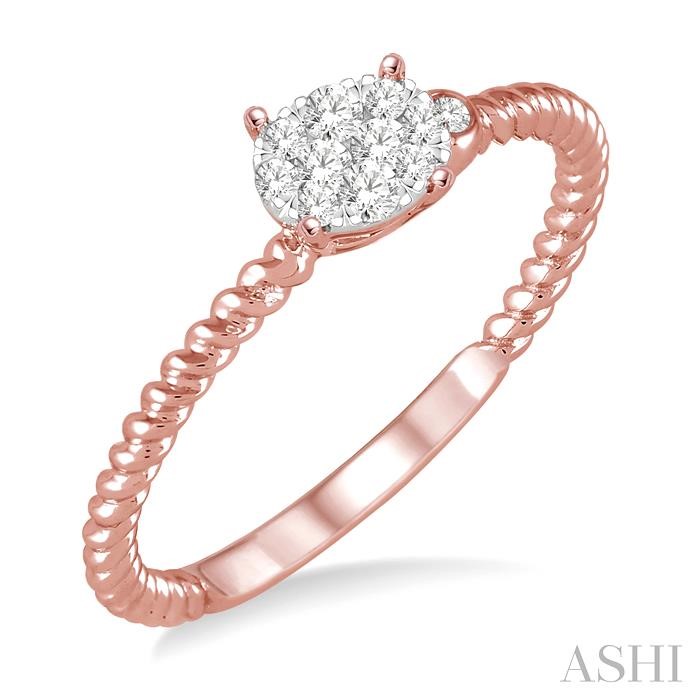 OVAL SHAPE EAST-WEST LOVEBRIGHT DIAMOND RING