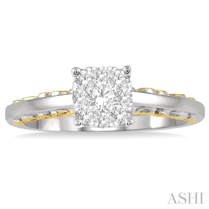 Cushion Shape Lovebright Essential Diamond Engagement Ring-2