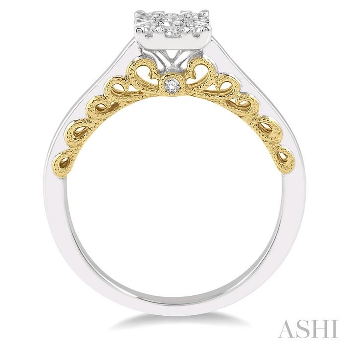 Cushion Shape Lovebright Essential Diamond Engagement Ring-3