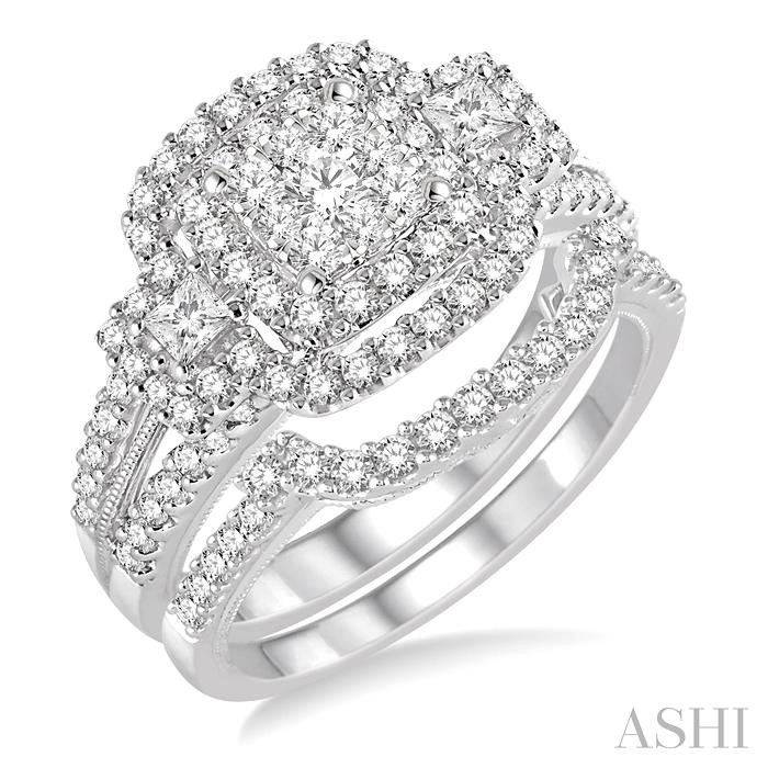 HALO LOVEBRIGHT DIAMOND WEDDING SET