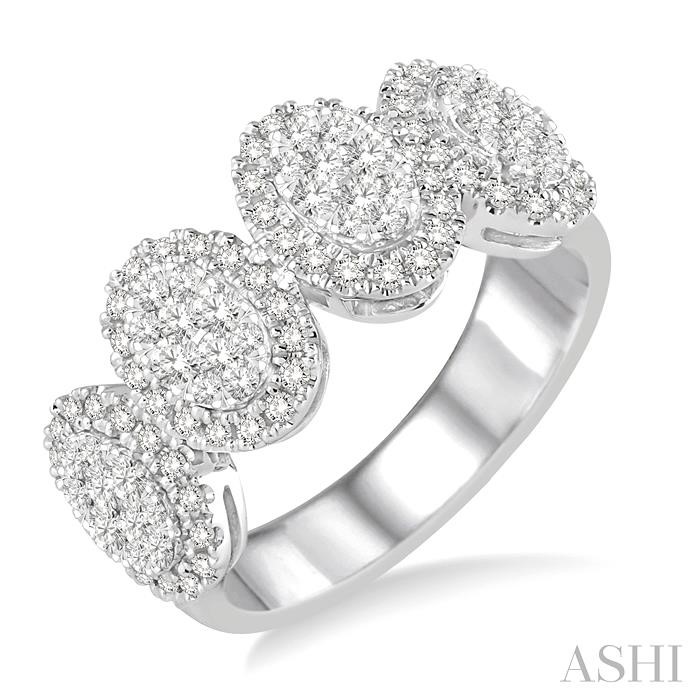 OVAL SHAPE HALO LOVEBRIGHT DIAMOND RING