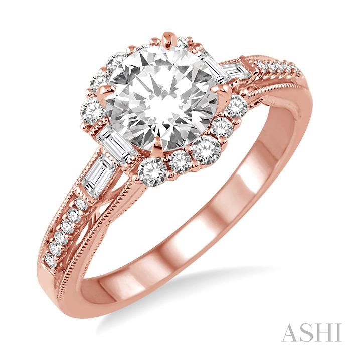 HALO DIAMOND ENGAGEMENT RING
