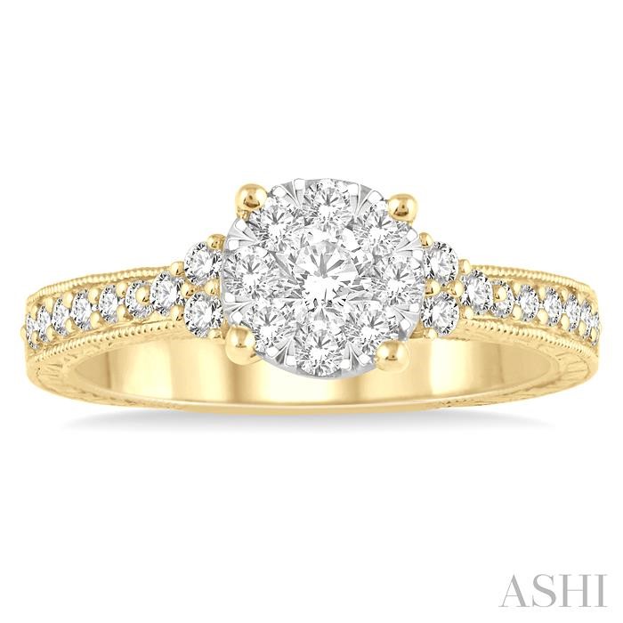 Round Shape Lovebright Diamond Ring-2