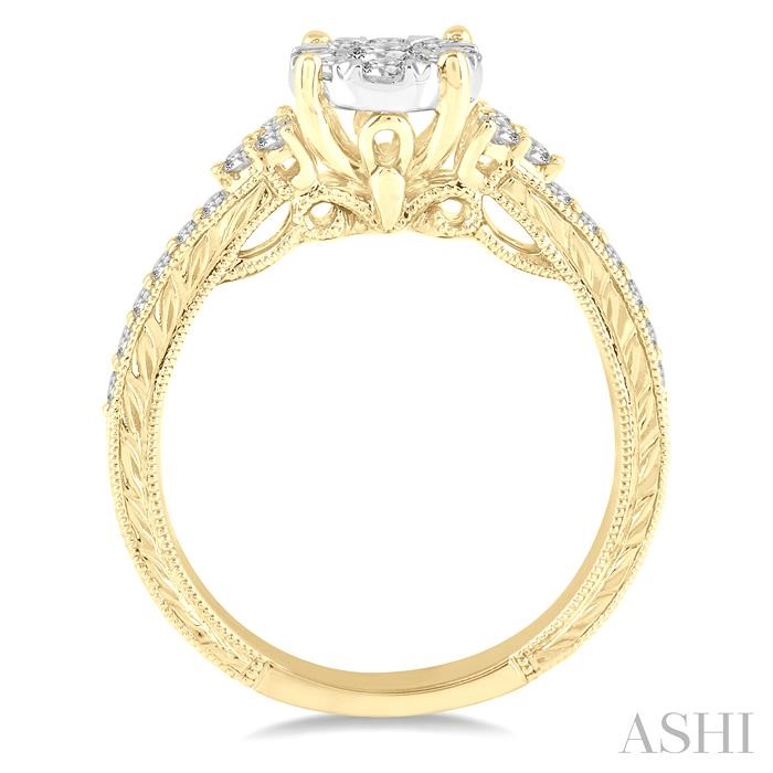 Round Shape Lovebright Diamond Ring-3