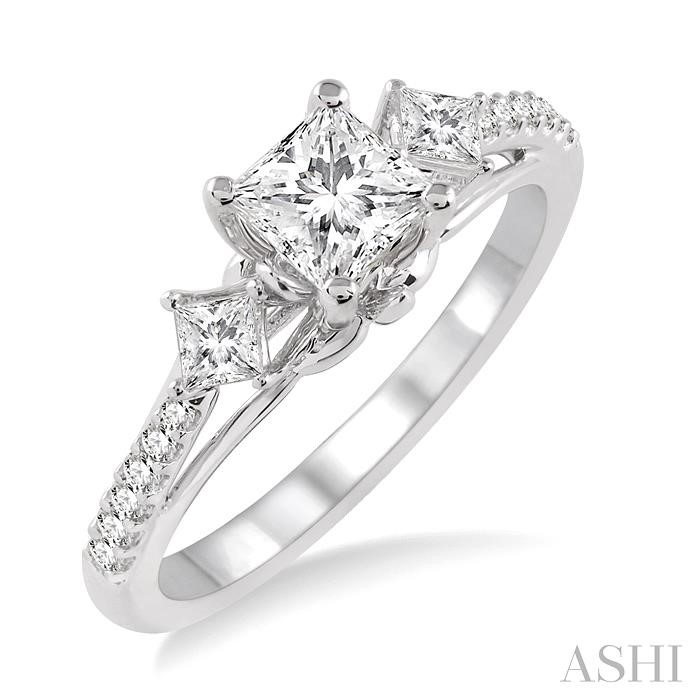 PAST PRESENT & FUTURE DIAMOND ENGAGEMENT RING