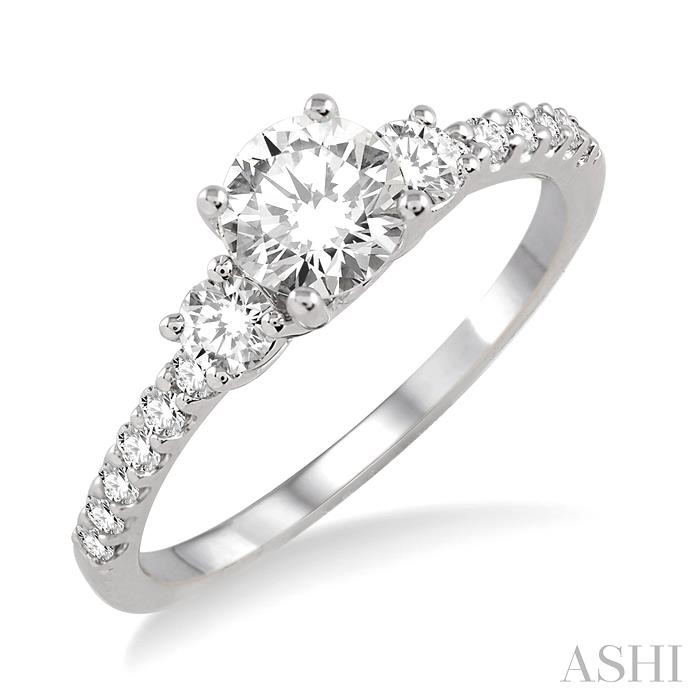 PAST PRESENT & FUTURE DIAMOND ENGAGEMENT RING