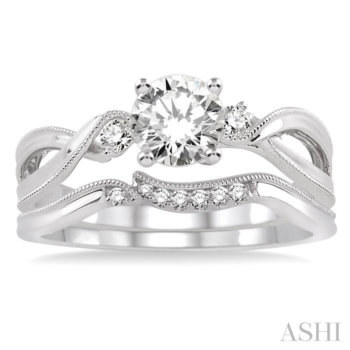 Round Shape Diamond Wedding Set-2