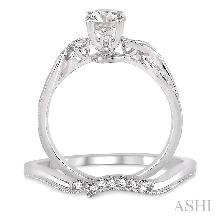 Round Shape Diamond Wedding Set-3